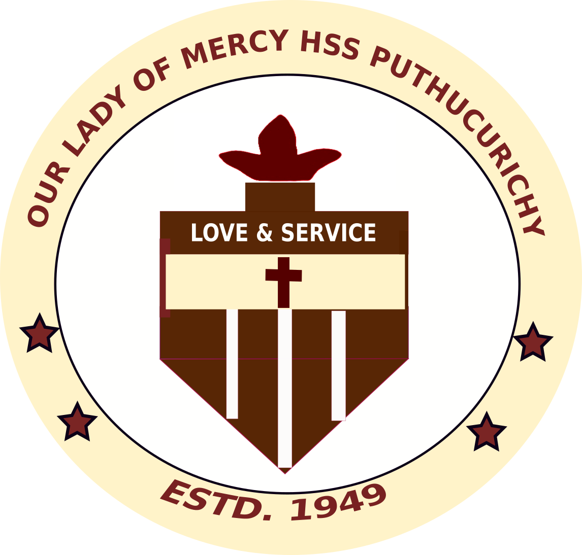 Our Lady of Mercy Higher Secondary School Logo